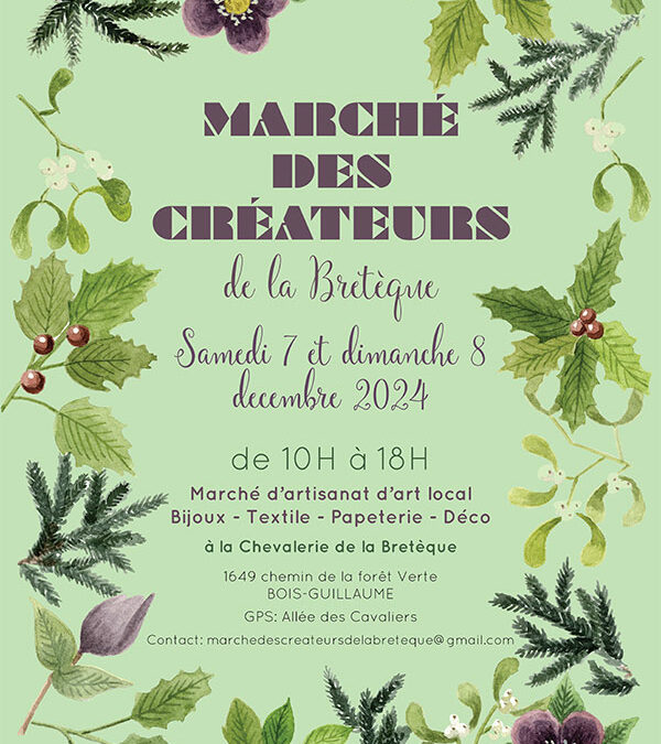 Marché des créateurs de la Bretèque